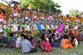 Donation festival in Sagaing Myanmar