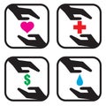 Donation Icon Concept