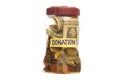 Donation in a Jar Royalty Free Stock Photo