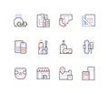 Donation - modern colorful line design style icons