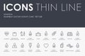 DONATION Thin Line Icons