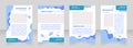 Donation to graduate school blank brochure layout design. Vertical poster template set with empty copy space for text. Premade