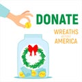 A donation for Wreaths Across America