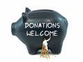 Donations Welcome Royalty Free Stock Photo