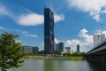 Donaucity DC Tower, Regus -Vienna. The Vienna International Center is a Complex with skyscrapers, large business hub next to th