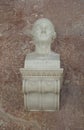 Bust of Erasmus of Rotterdam at Walhalla temple by sculptor Tiec Royalty Free Stock Photo