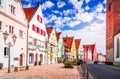 Donaworth, Bavaria. Romantic Road charming city in Germany