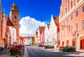 Donaworth, Germany. Romantic Road charming city in Bavaria, Swabia historical region