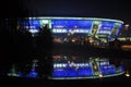 donbass arena at night photo was taken during the match between shakhtar donetsk ukraine bayer leverkusen germany uefa champions