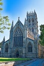 Doncaster Minster- Back and side view in the sunlight. Royalty Free Stock Photo