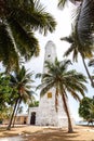 Dondra Head Lighthouse, landscape. Royalty Free Stock Photo