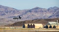 Done lands in dessert military base in Utah Desert USA