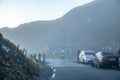 Donegal, Ireland - December 06 2020 : The Slieve League cliffs are closed during the pandemic