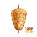 Doner Kebab on pole