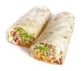 Doner kebab wrap Royalty Free Stock Photo