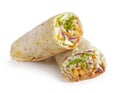 Doner kebab wrap Royalty Free Stock Photo