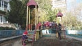 Donetsk, Ukraine - october 12, 2017. Children plays in the kindergarden