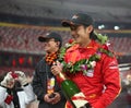 He Bin at the Race of Champions Beijing 2009 Royalty Free Stock Photo