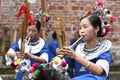 ethnic minority people perform