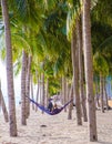 Dong Tan Beach Jomtien Pattaya Thailand during afternoon sunset Royalty Free Stock Photo