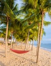 Dong Tan Beach Jomtien Pattaya Thailand during afternoon sunset Royalty Free Stock Photo