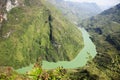 DONG VAN, HA GIANG, VIETNAM, SEPTEMBER 27th, 2019: Nature majestic mountains landscape in Ha Giang, Vietnam