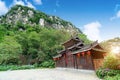 Dong Wooden House in Longtan Park, Liuzhou, Guangxi, China