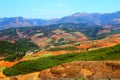 The Dazzling Dongchuan Red Soil Scenic Area Royalty Free Stock Photo