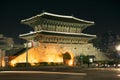 Dongdaemun gate landmark in seoul south korea Royalty Free Stock Photo