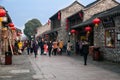 Dongguan Street in Yangzhou`s old town. Jiangsu Province, China