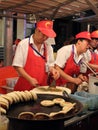 Donghuamen night food market in Beijing: Bread Royalty Free Stock Photo