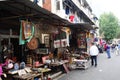 Dongtai Lu Antique Market typical shops Royalty Free Stock Photo