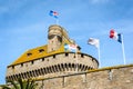 The donjon of the castle of Duchess Anne of Brittany in the old town of Saint-Malo, France