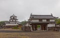 Donjon and Main Gate of Shiroishi Castle, Japan