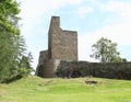 Donjon tower on Velhartice Castle Royalty Free Stock Photo