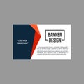 Donker business style banner template design