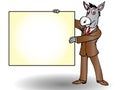 Donkey in business