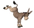 Donkey Cartoon Royalty Free Stock Photo