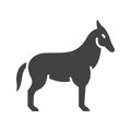 Donkey icon vector image.