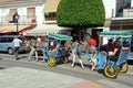 Donkey ride, Mijas. Royalty Free Stock Photo