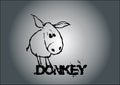 Donkey vector