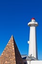 The Donkin Reserve lighthouse in Port Elizabeth, South Africa Royalty Free Stock Photo