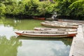 Donko, traditional poled boat Royalty Free Stock Photo