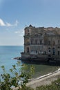 Donn`Anna palace and view of Posillipo in Naples