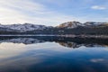 Mountain reflections on Donner Lake