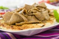 Donner Meat on Naan Royalty Free Stock Photo