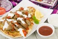 Donner Meat on Naan Royalty Free Stock Photo