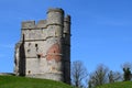 Donnington Castle Gatehouse (Side View) - Newbury Royalty Free Stock Photo