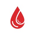 Donor blood graphic icon