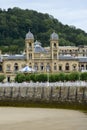 Donostia City Hall Donosti San Sebastian Spain at La Concha beach Royalty Free Stock Photo